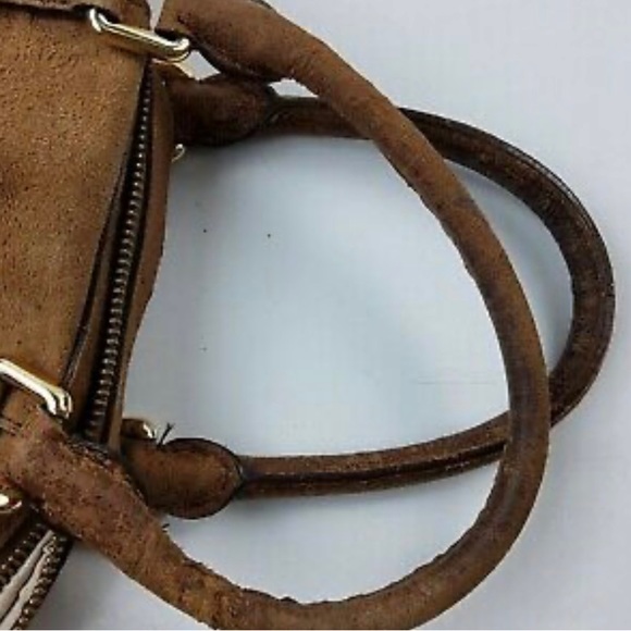 Michael Kors (MK) Distressed Ostrich Handbag - Picture 3 of 9